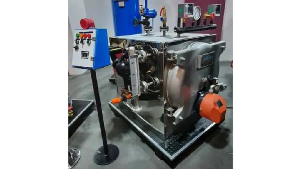 بویلر بخار افقی فایر تیوپ شعله برگشتی 100 Kg/h