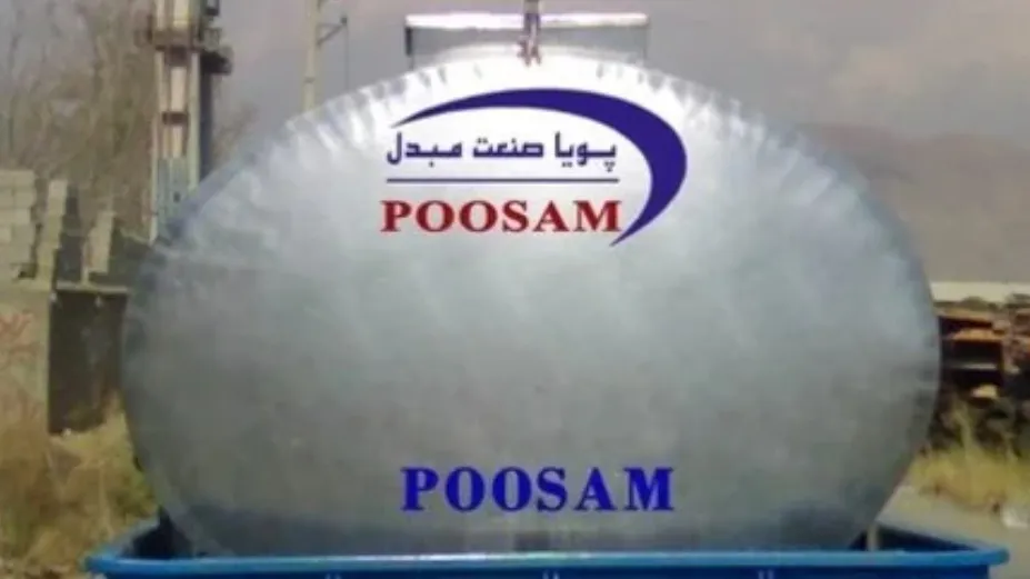 مخزن استیل حمل شیر دوجداره ۱۰ تن