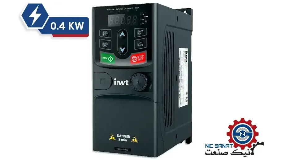اینورتر تک فاز 0.4KW سری GD20 اینوت مدل GD20-0R4G-SS2