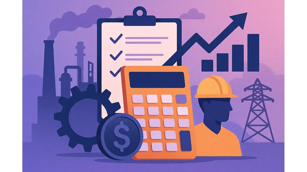روش حرفه‌ای قیمت‌گذاری خدمات صنعتی | راهنمای کامل و واقعی
