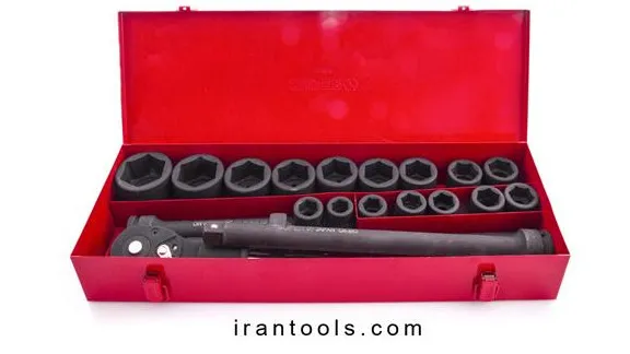 جعبه بکس 21 پارچه فشارقوی 3/4 درایو لایت SU-21P
