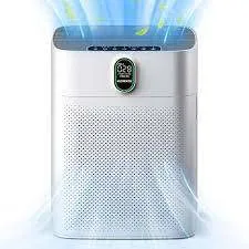 Amazon.com: MORENTO Air Purifiers for Home Large Room up to 1076 Sq Ft with  PM 2.5 Display Air Quality Sensor, Remove 99.97% of Pet Hair with  Double-sided Air Inlet, 24db, White, 1