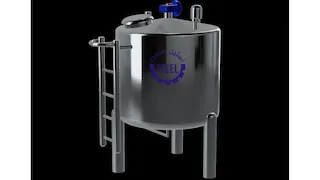 مخزن استیل تک جداره