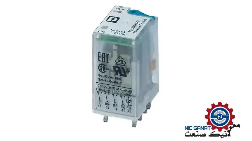  رله شیشه‌ای مدل REL-IR2/LDP-12DC/2X21 فونیکس