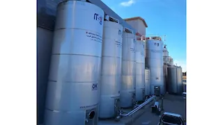 مخزن استیل تکجداره ۲۰ تن