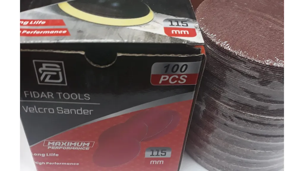  سنباده پشت کرکی سایز 115میلیمتر گرید 400 فیدار