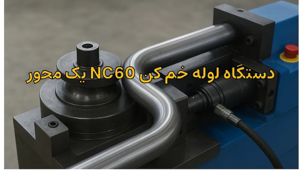 دستگاه خم کن لوله مدل NC60 یک محور