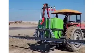 سم پاش ۸۰۰ لیتری نیمه هیدرولیک