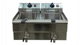 دستگاه سرخ کن دو لگن