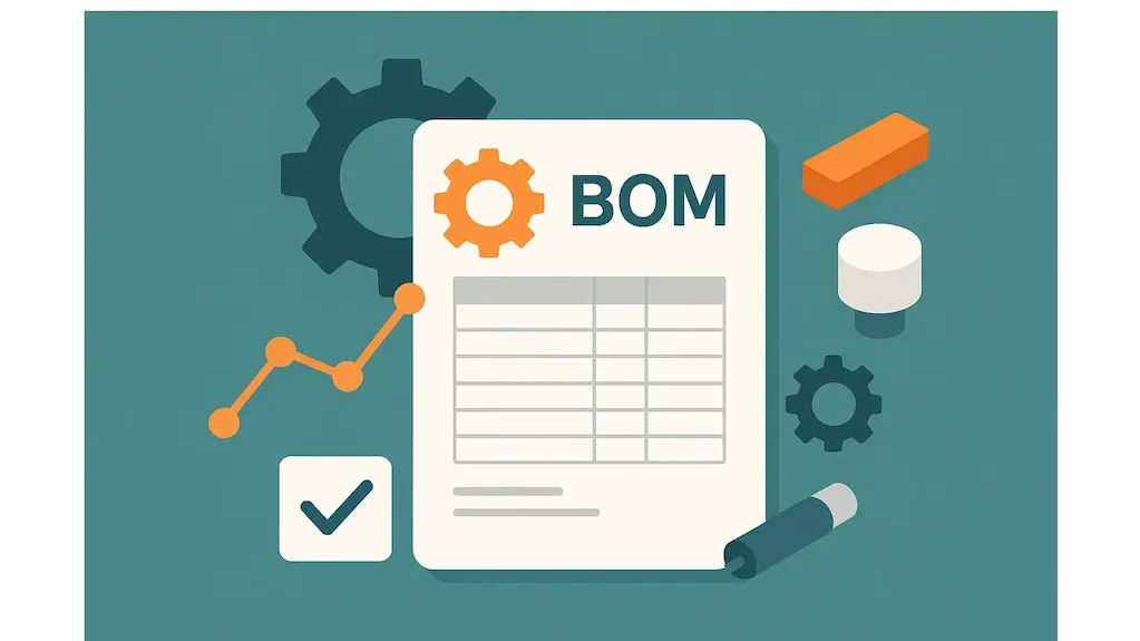 اصول ساخت BOM حرفه‌ای | آموزش Bill of Materials در صنعت