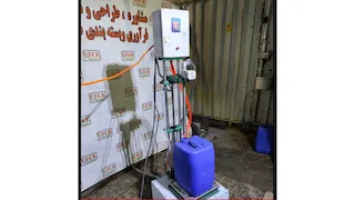پرکن مایعات وزنی تک نازل مدل FLW01