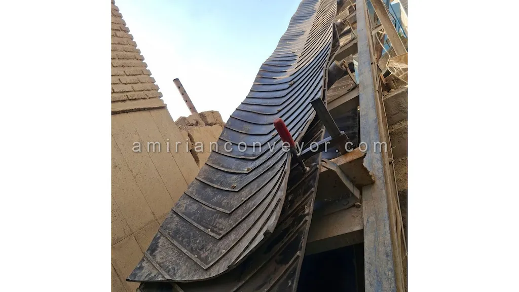 تسمه نقاله آجدار عرض cm50 تسمه نقاله امیریان