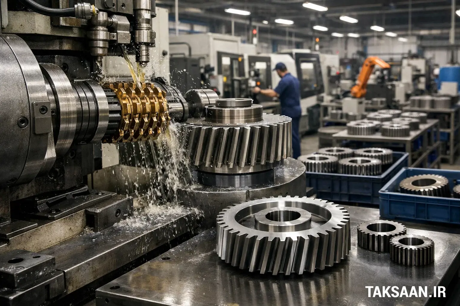 دنده زنی به روش هاب