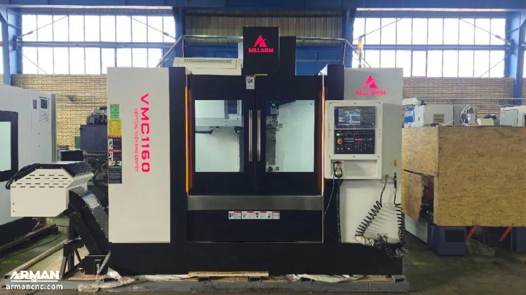  فرز CNC چهار محور میل آرم مدل Millarm VMC1160