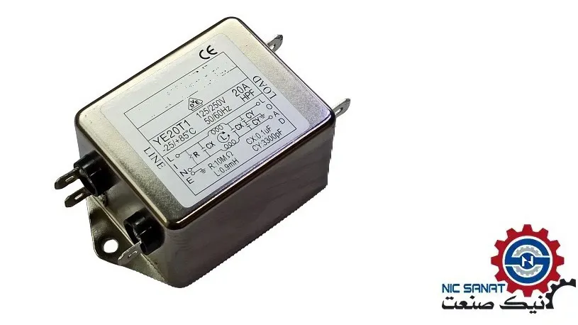  فیلتر تک فاز چند طبقه EMC شافنر مدل FN2090