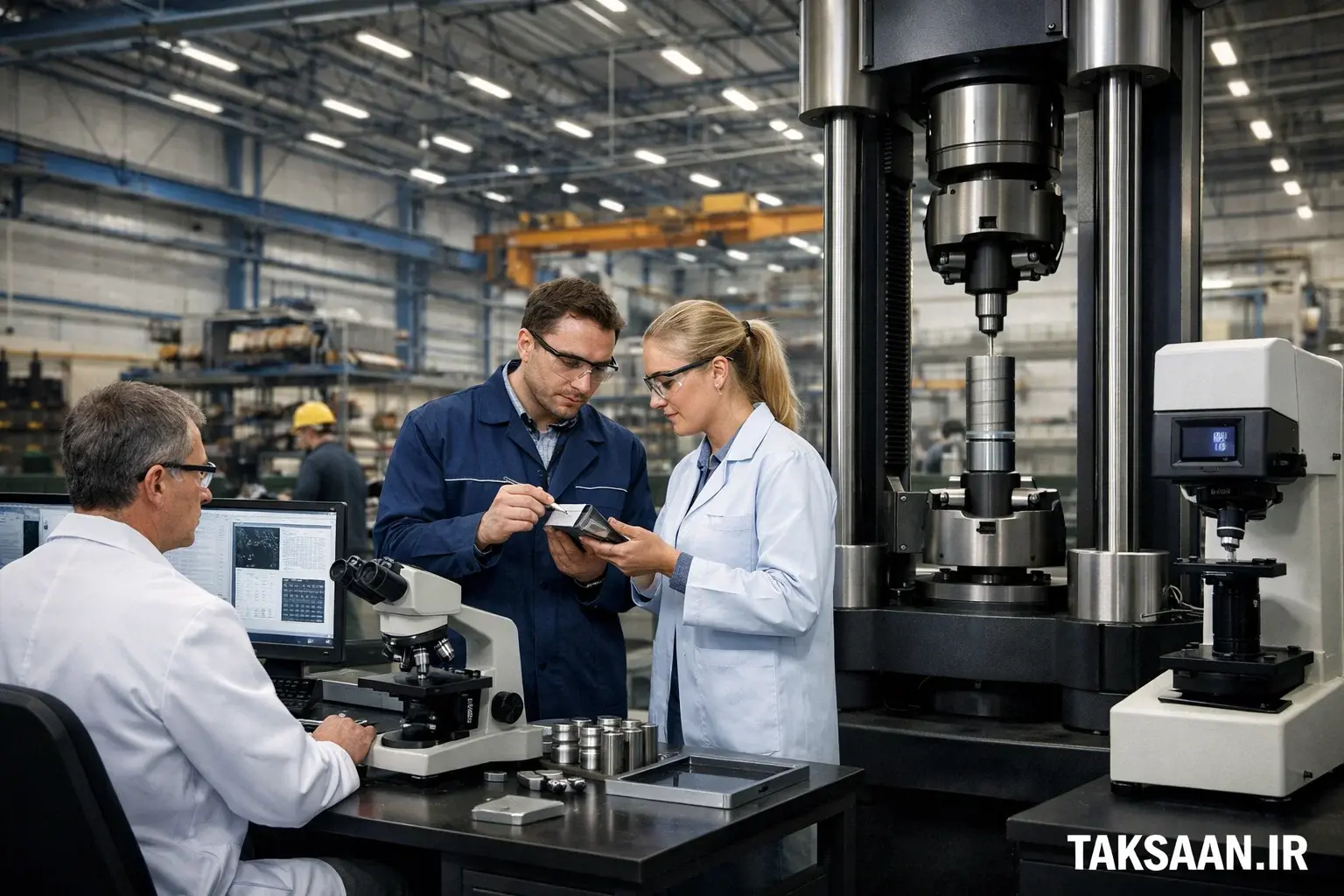 خدمات اندازه گیری خواص مکانیکی و آنالیز مواد