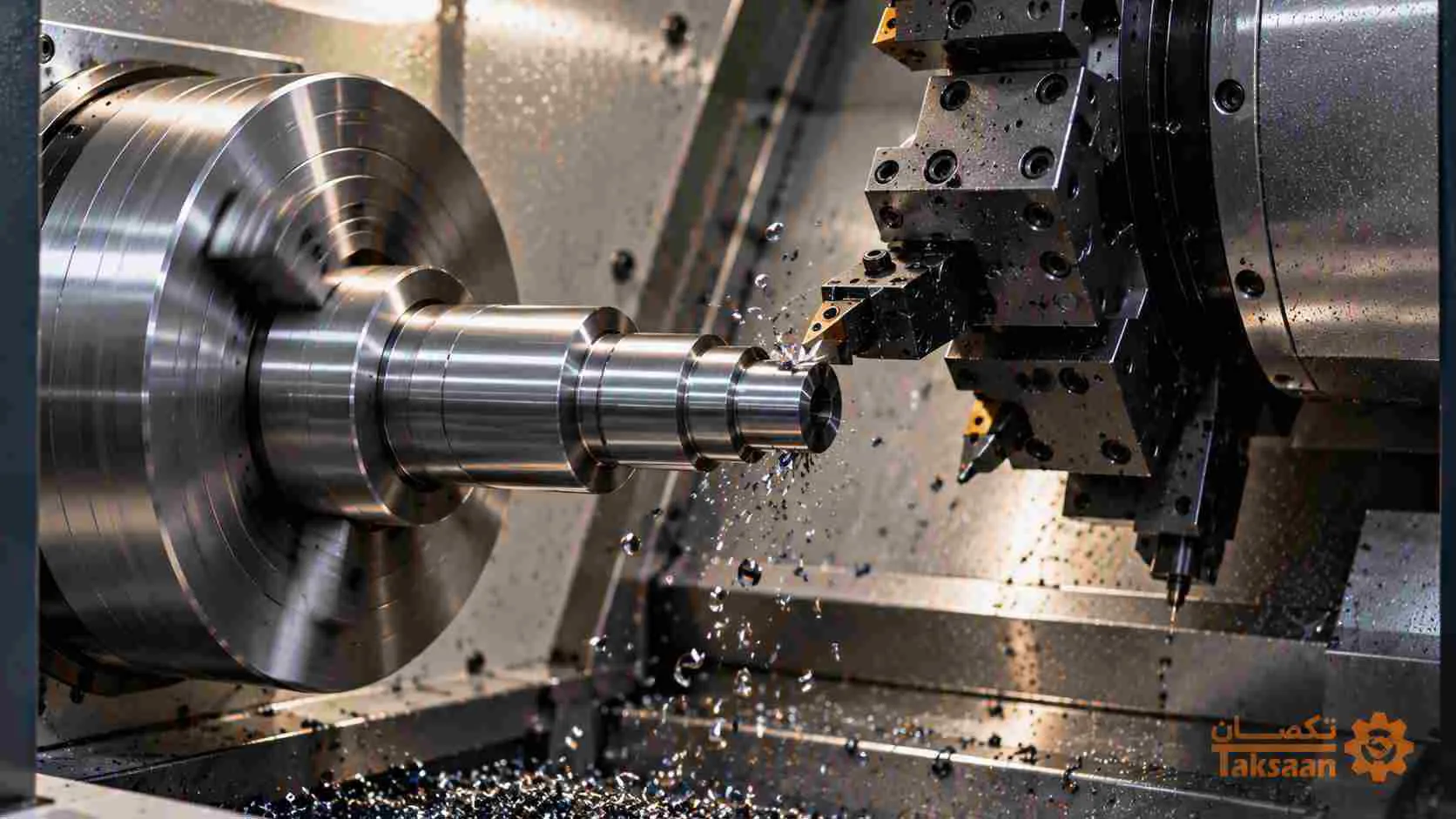 دستگاه تراش CNC دو محور