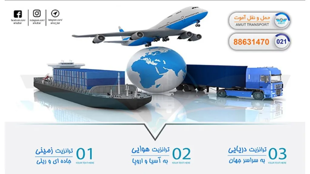 حمل و نقل بین المللی گیتی فراز آموت بار