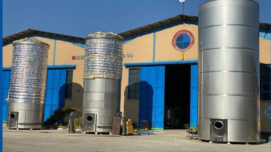مخازن استیل غرب