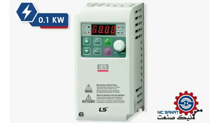 اینورتر تک فاز 0.1KW سری IE5 ال اس مدل SV001IE5-1C