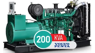 دیزل ژنراتور ولوو 200 کاوا مدل TAL044L-TAD732GE