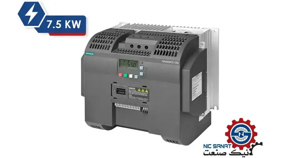 اینورتر سه فاز 7.5KW سری V20 زیمنس مدل 6SL3210-5BE27-5CV0
