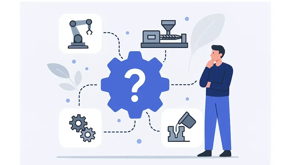 راهنمای انتخاب فرآیند تولید قطعات صنعتی