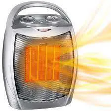 Amazon.com: GiveBest Portable Electric Space Heater with Thermostat,  1500W/750W Safe and Quiet Ceramic Heater Fan, Heat Up 200 Square Feet for  Office Room Desk Indoor Use, Silver : Home & Kitchen