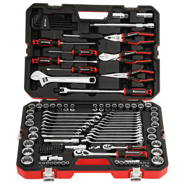 Renegade Industrial 129 Piece Portable Tool Kit - RI129BMC | TradeTools