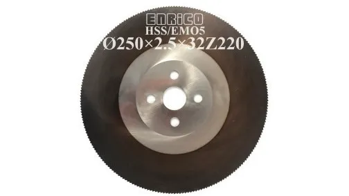  تیغ اره آبصابونی استیل بر 32*2/5*250 ENRICO