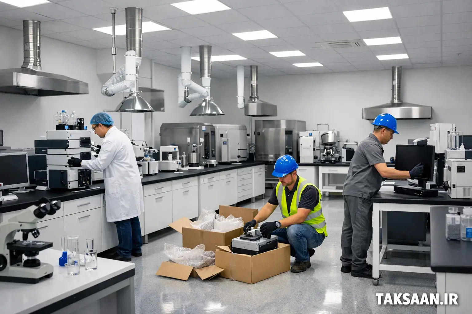 خدمات تجهیز آزمایشگاه های کنترل کیفیت