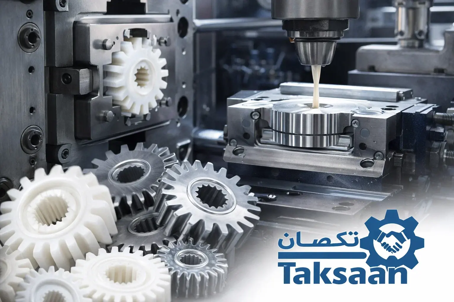 تولید چرخ‌دنده به روش تزریق