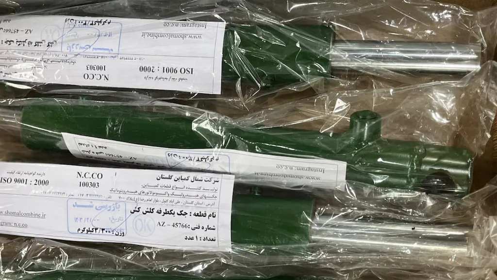 جک‌های هیدرولیک کمباین جاندیر