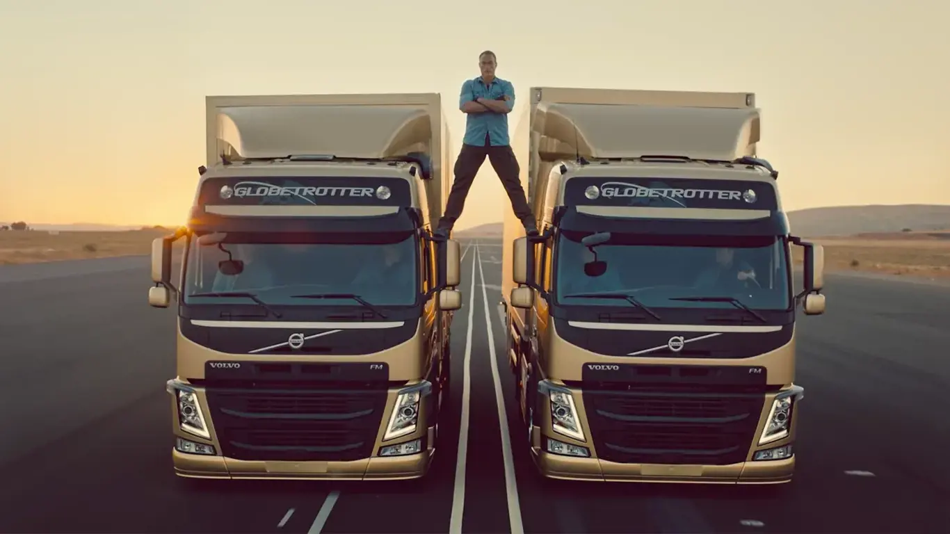کمپین تبلیغاتی Volvo Trucks: "The Epic Split"