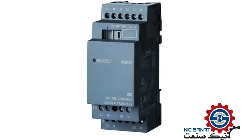 ماژول ورودی و خروجی دیجیتال DM8 DI4-DO4 لوگو زیمنس 6ED1055-1CB00-0BA2