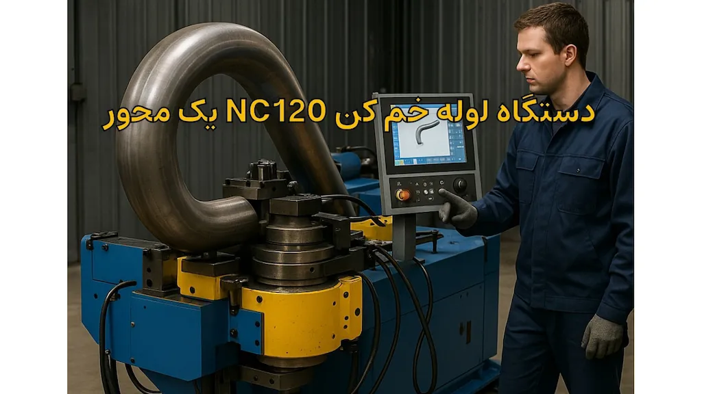 دستگاه خم کن لوله مدل NC120 تک محور