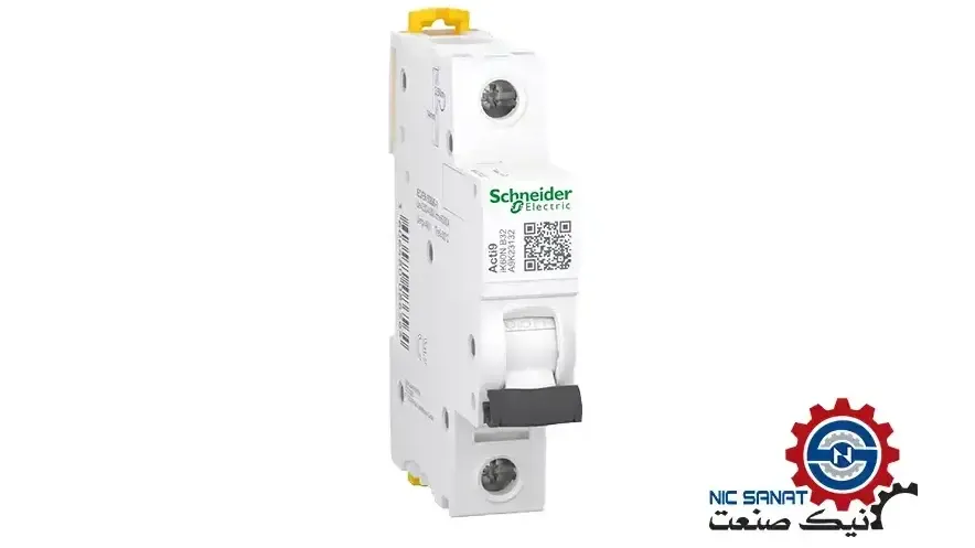 کلید مینیاتوری اشنایدر تیپ B تک پل 2 آمپر AC/DC مدل A9F73102