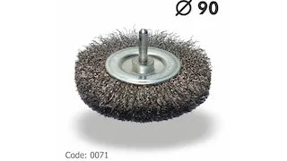  برس سردریلی تخت افشان 90 ضخامت 10 مرکز دنباله سایز 6 