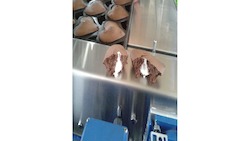 دستگاه تزریق مغز کیک ( داخل سینی )
