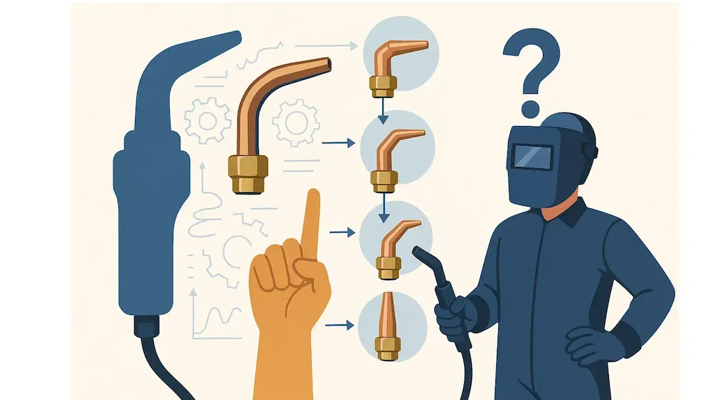 چگونه نازل مناسب جوشکاری را انتخاب کنیم؟
