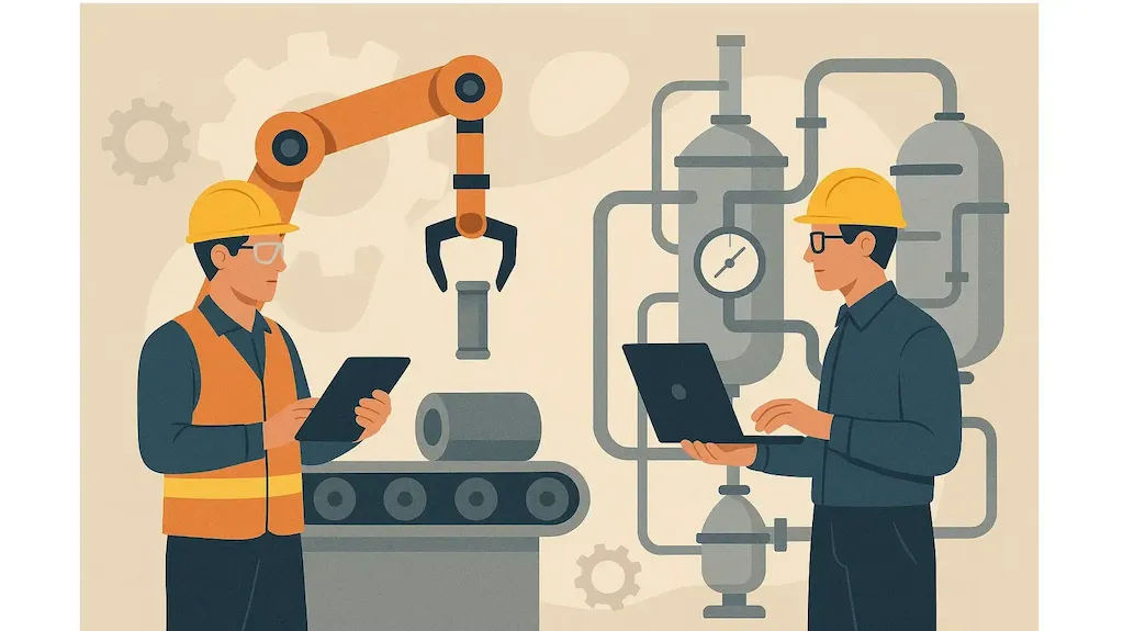 تفاوت مهندس تولید و فرآیند در صنعت