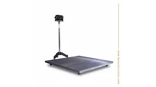 باسکول کفی تمام استیل ظرفیت 3000 کیلوگرم DES-V-SS-3000(150*150) دارا الکتروتیک