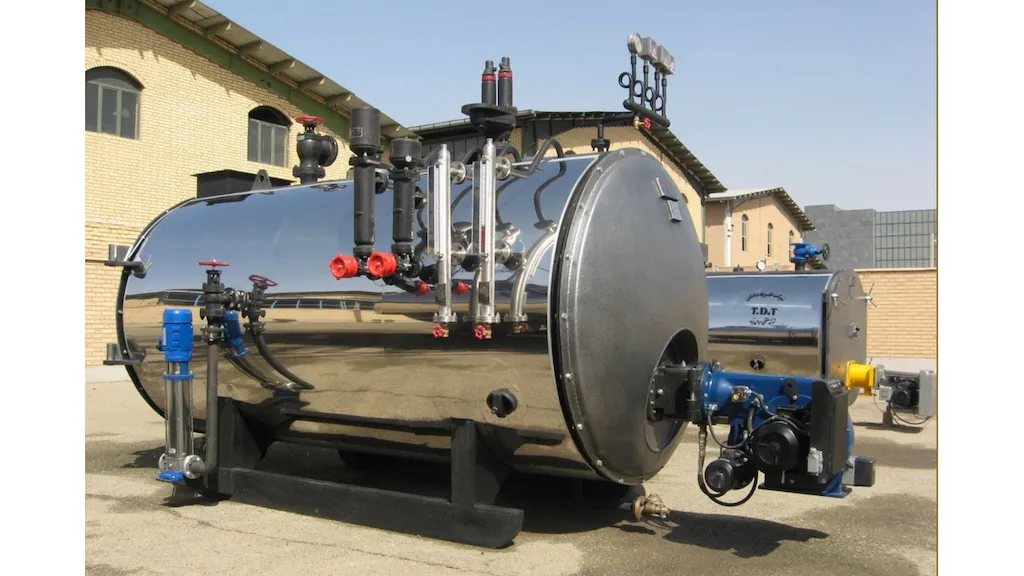 دیگ بخار افقی فایر تیوپ سه پاس درای بک 200 Kg/h