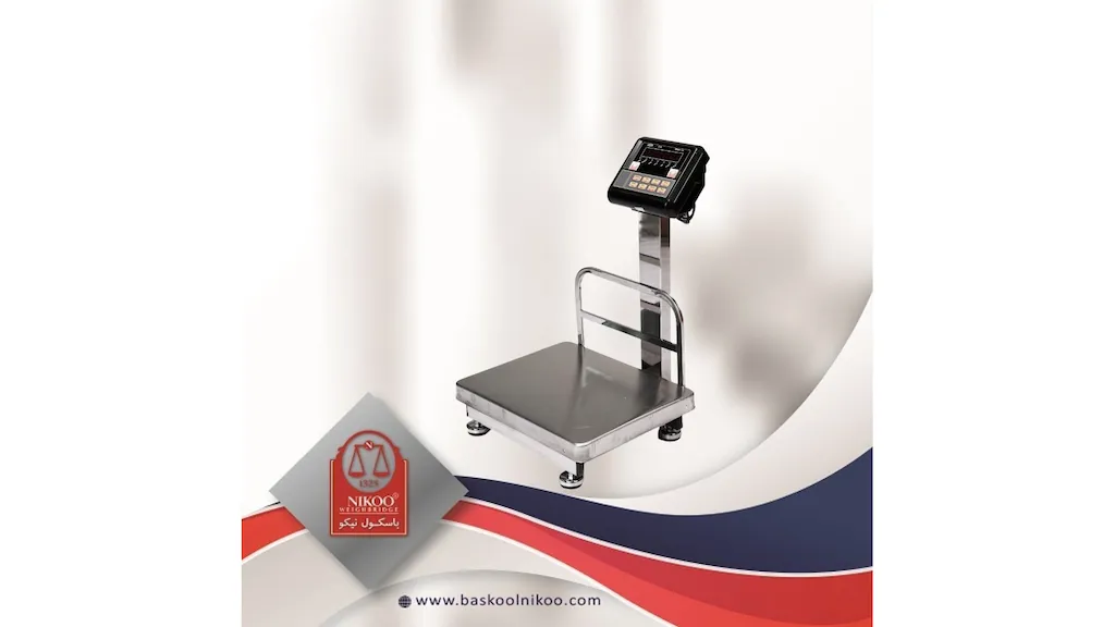  باسکول صنعتی استیل 100 کیلوگرمی نیکو