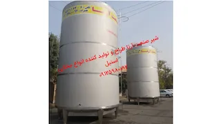 مخزن تک جداره ۵۰ تنی کویل دار