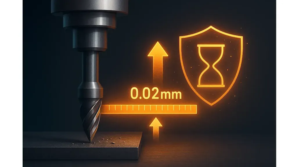 افزایش عمر ابزار CNC با تنظیم ۰٫۰۲ mm دقیق‌تر