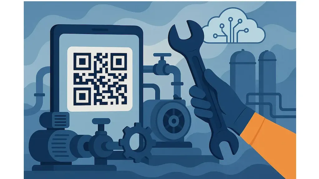 کاربرد QR Code در نگهداری تجهیزات صنعتی 