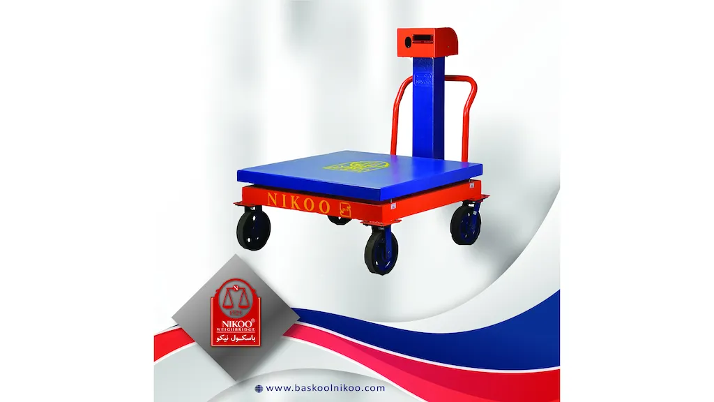  باسکول 3.5تن میدانی چرخدار 150*150 نیکو