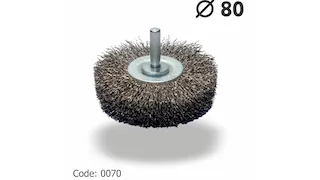  برس سردریلی تخت افشان 80 ضخامت 10 مرکز دنباله سایز 6 