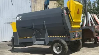 فیدر میکسر ۶ متر مکعب متحرک